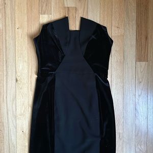 Black Halo Strapless Cutout Dress